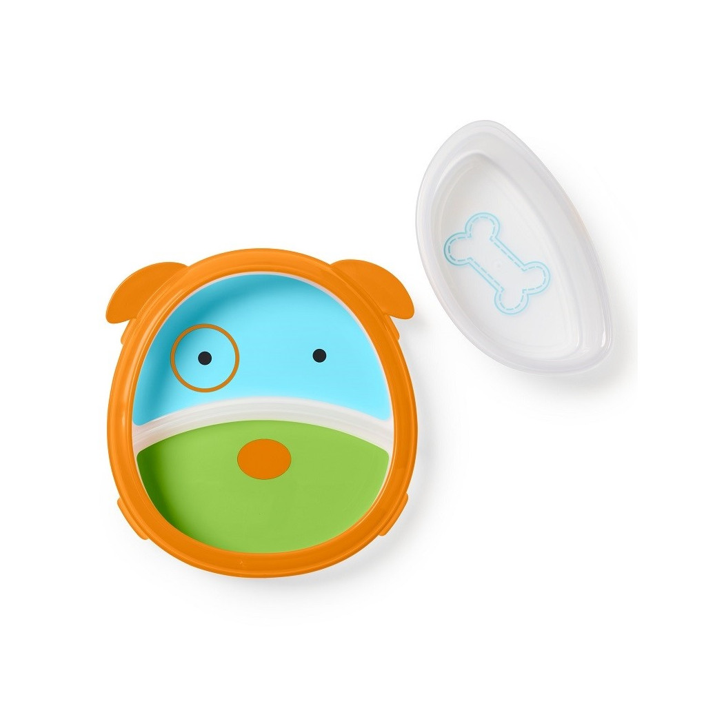 Miska i Talerzyk 2w1 Zoo Pies - Skip Hop