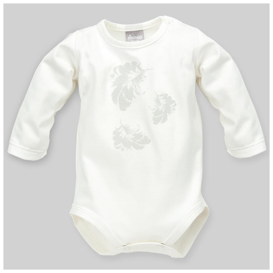 BODY DŁUGI RĘKAW CELEBRITY GIRL ROZMIAR 86 ECRU