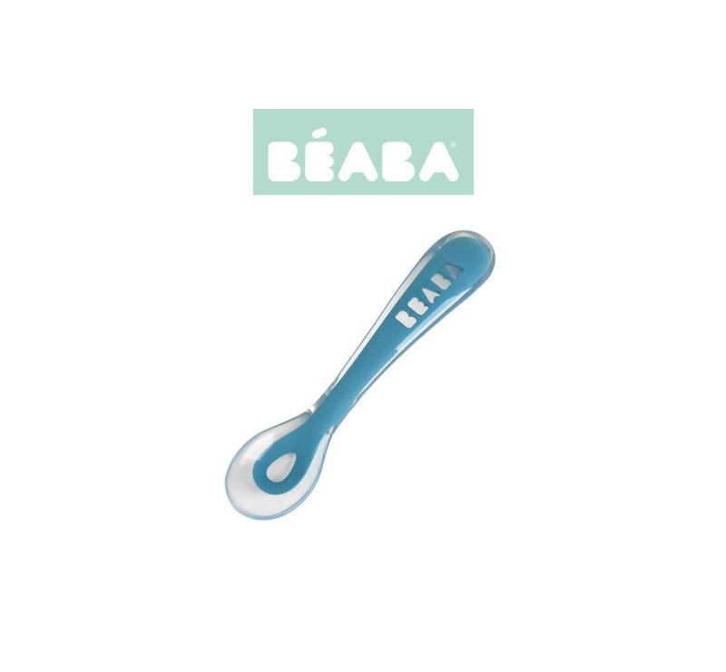 Łyżeczka silikonowa blue 8m+ - Beaba