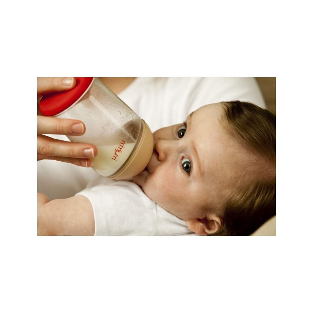 Butelka dla niemowląt 240 ml - smoczek 1 - MIMIJUMI