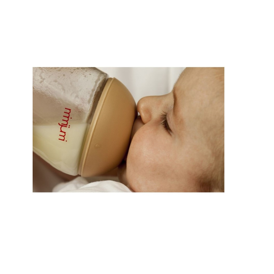 Smoczek do butelki poziom 1 - 0-12 miesięcy - MIMIJUMI