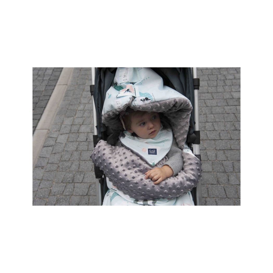 Mięciutka Apaszka - Blue Birds - Deep Ocean - La Millou