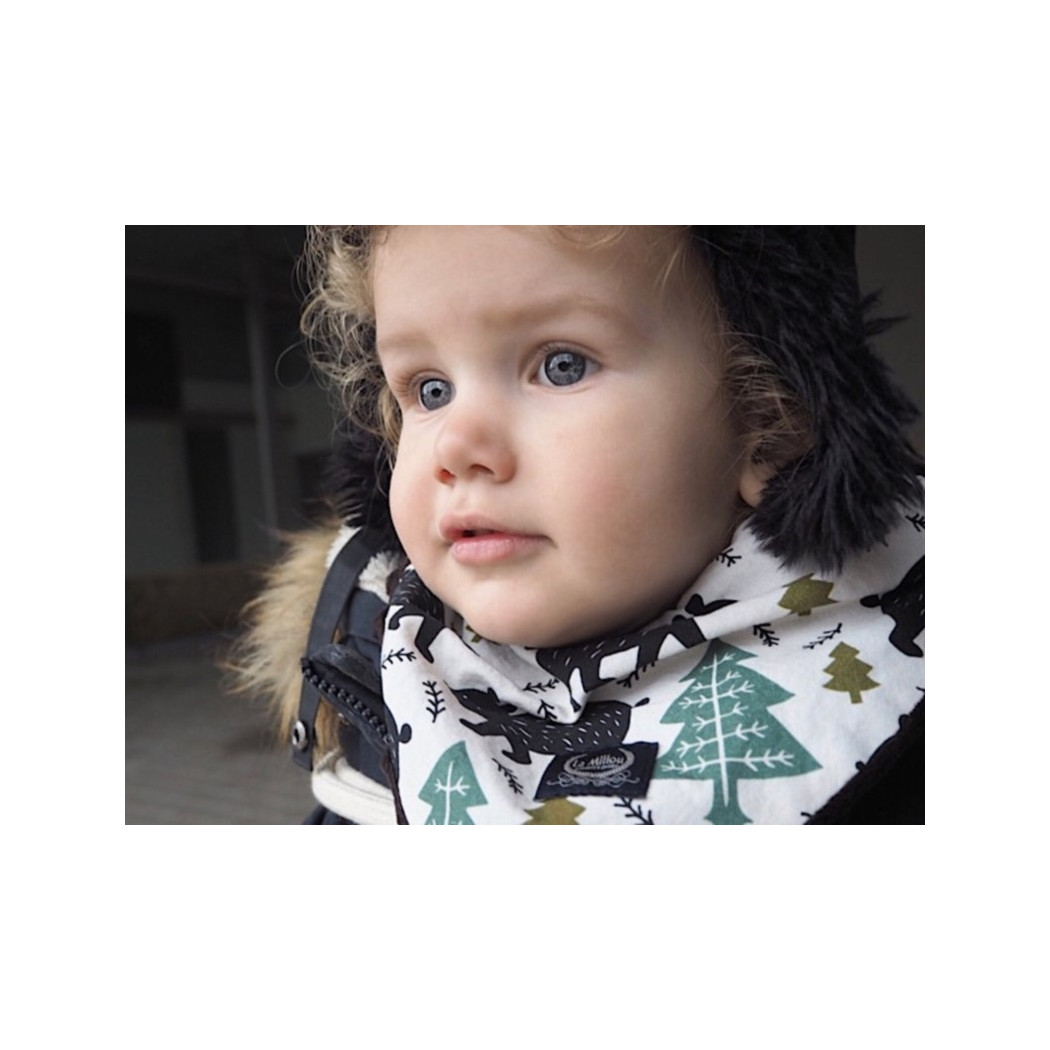 Mięciutka Apaszka - Blue Birds - Deep Ocean - La Millou