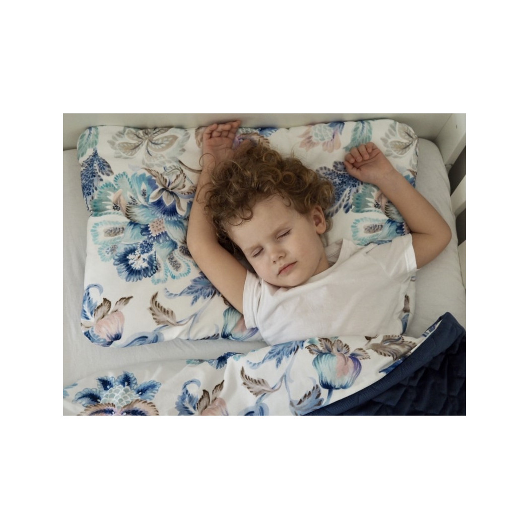 Poduszka - Bed Pillow - Blue Birds - 40x60 cm - La Millou