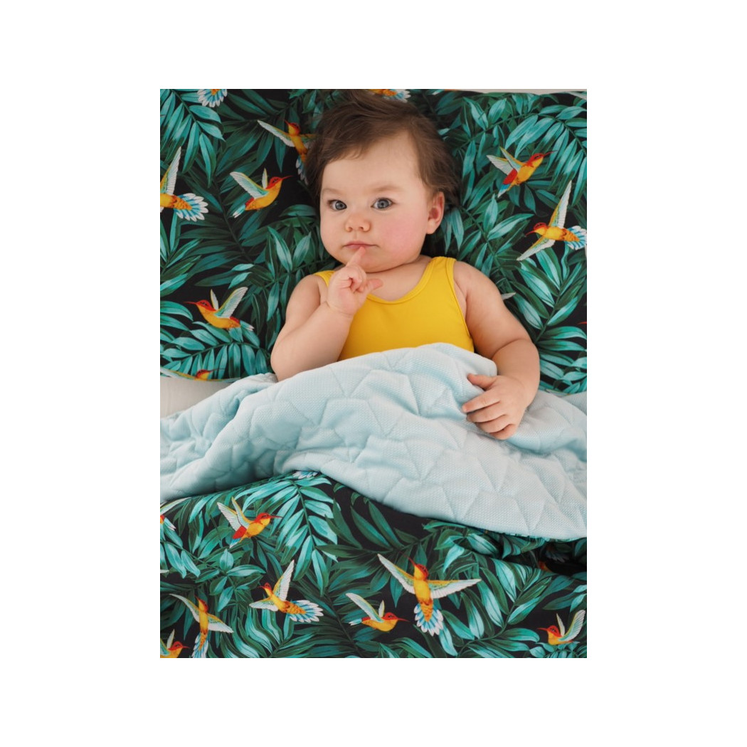 Poduszka - Bed Pillow - Blue Birds - 40x60 cm - La Millou