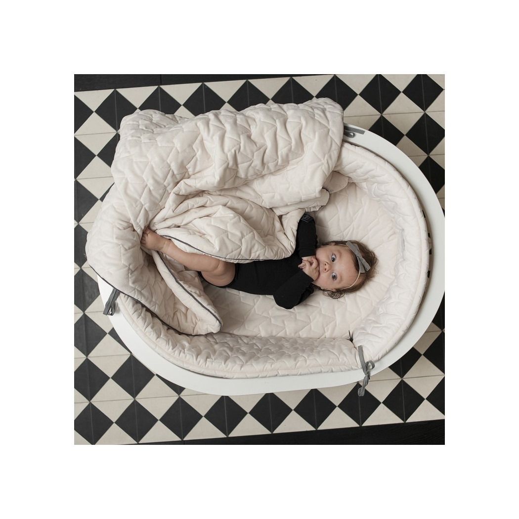 WYPRZEDAŻ Set Blanket & Mid Pillow - Florida Pink - La Millou - Velvet Collection