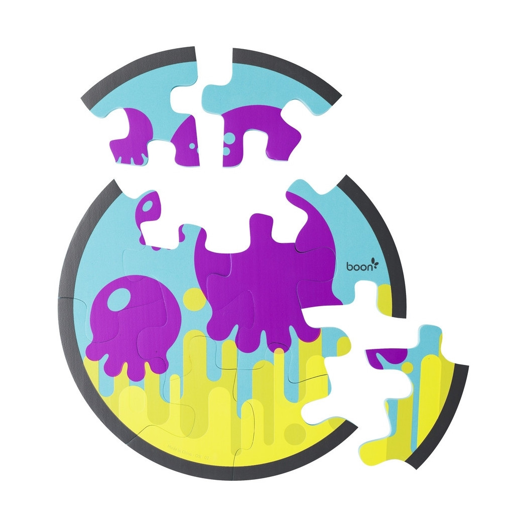 Piankowe puzzle do kąpieli Ośmiornica - BOON