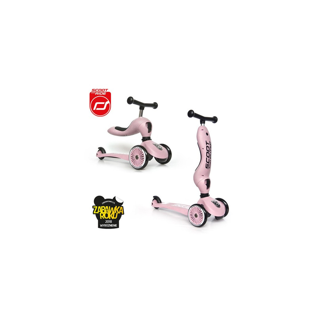 Rose - Highwaykick1 2w1 - Jeździk i hulajnoga 1-5 lat - Scootandride Scoot&Ride