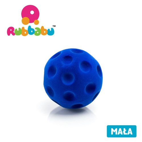 Mała sensoryczna piłka golfowa - niebieska - Rubbabu