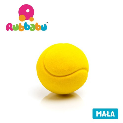 WYPRZEDAŻ Mała sensoryczna piłka tenisowa dla dzieci 1+ - żółta - Rubbabu