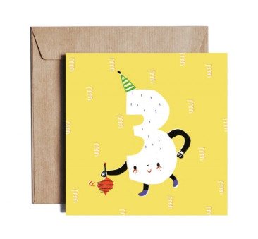 Kartka Urodzinowa - Happy Birthday 3 - Pieskot