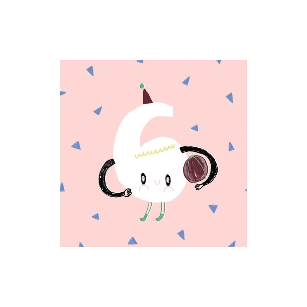 Kartka Urodzinowa - Happy Birthday 6 - Pieskot