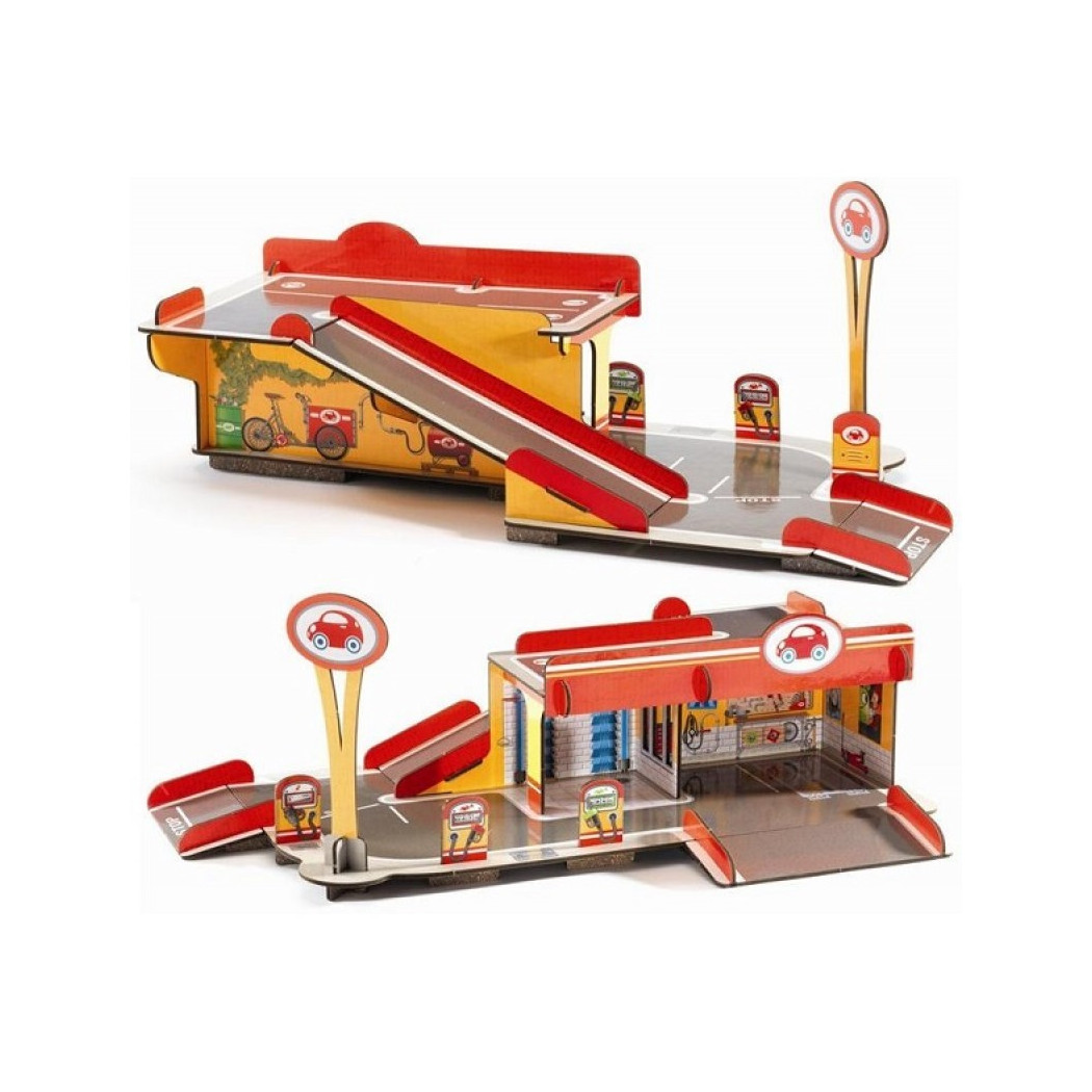 Układanka przestrzenna 3D - Garaż  - Djeco