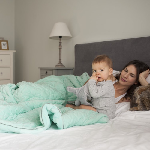 Koc/Narzuta - 160x200 cm - Khaki - Velvet Collection - La Millou