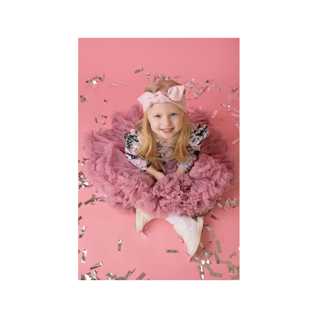 Spódniczka Brudny Róż 1-2 Lat-  Manufaktura Falbanek- Tiulowa Pettiskirt