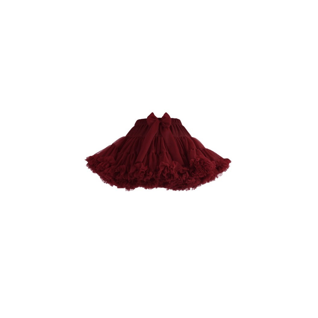 Spódniczka Bordo 4-6 Lat- Manufaktura Falbanek- Tiulowa Pettiskirt