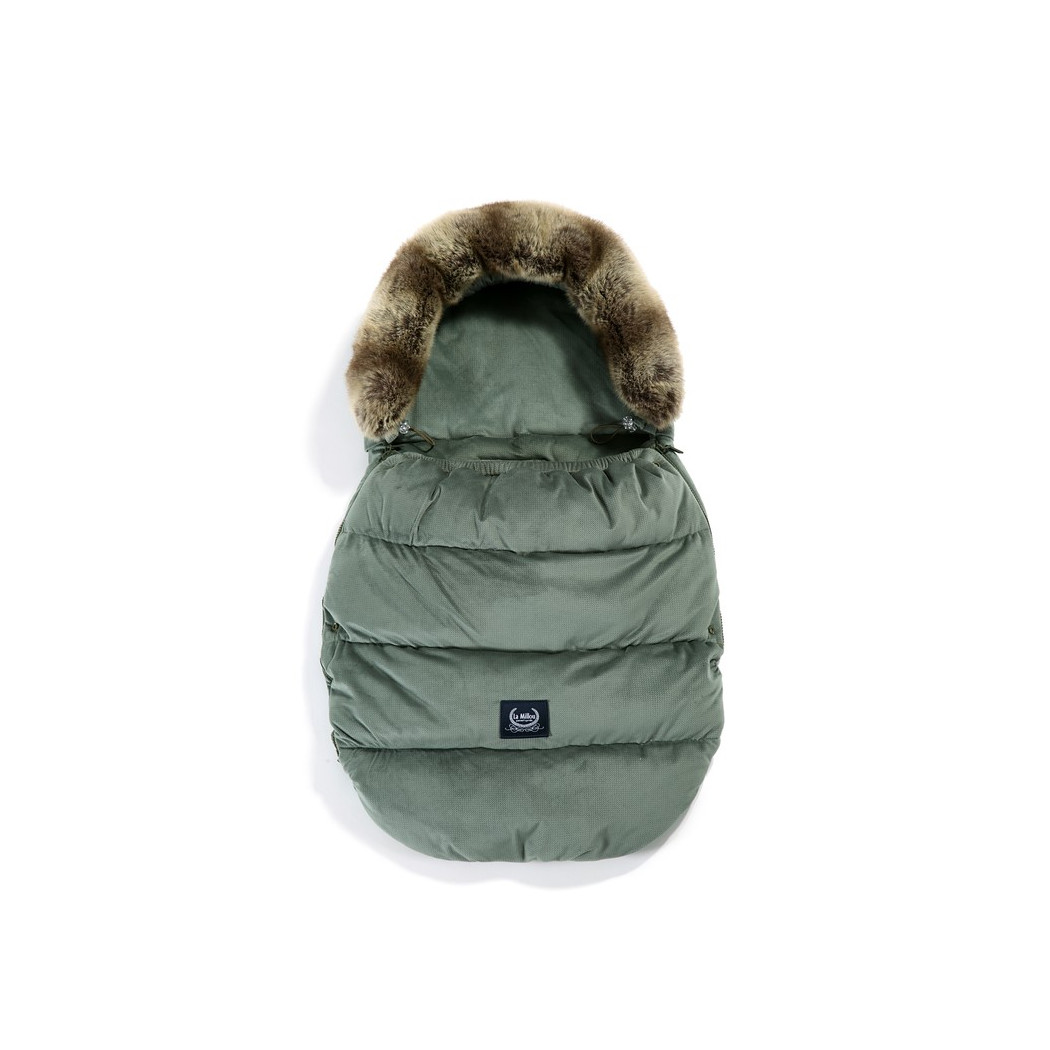 Śpiwór - Stroller Bag - Aspen Winterproof - Khaki - La Millou Velvet Collection
