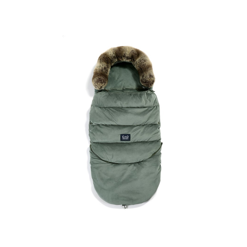 Śpiwór - Stroller Bag - Aspen Winterproof - Khaki - La Millou Velvet Collection