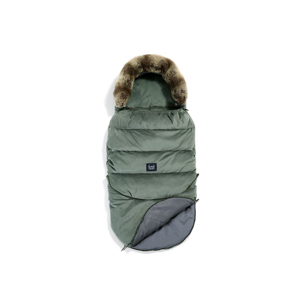 Śpiwór - Stroller Bag - Aspen Winterproof - Khaki - La Millou Velvet Collection