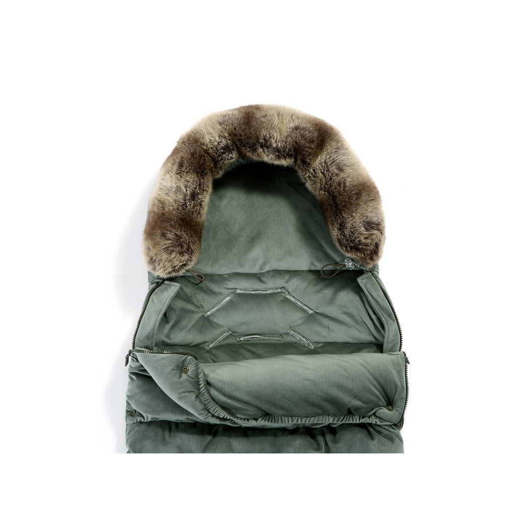 Śpiwór - Stroller Bag - Aspen Winterproof - Khaki - La Millou Velvet Collection