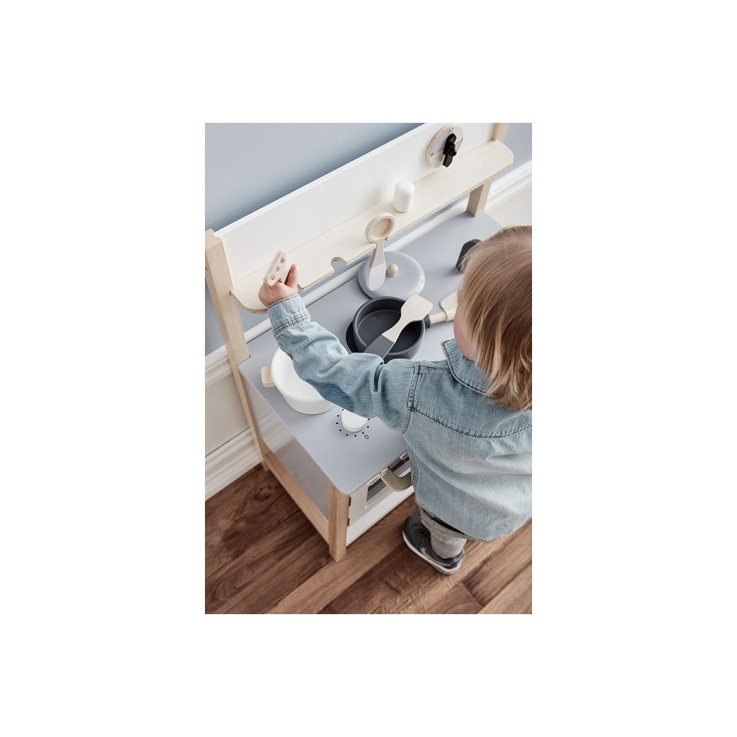 Kids Concept - Kuchnia Drewniana - Biała - Montessori