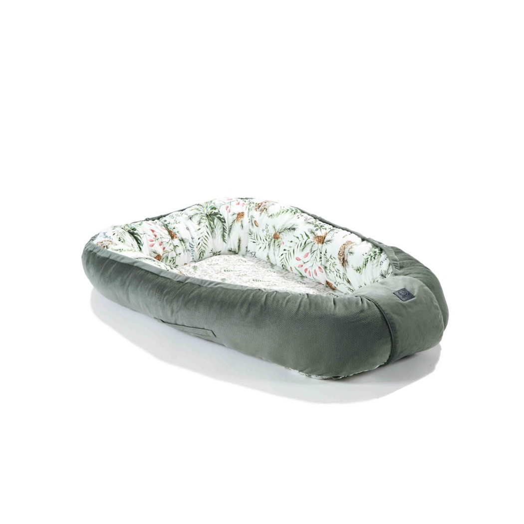 Baby Nest - Gniazdko - Forest & Khaki - La Millou - Velvet Collection