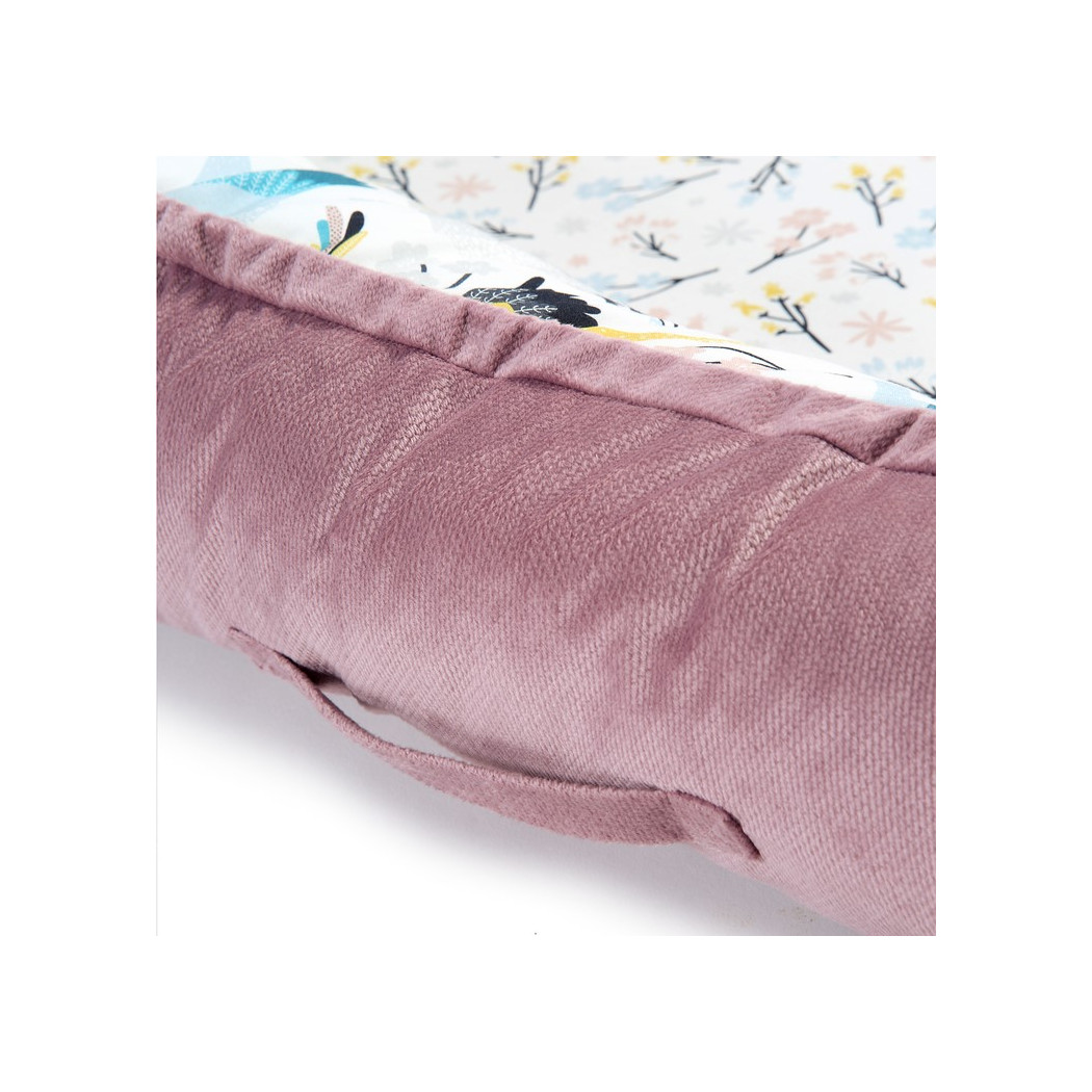 Baby Nest - Gniazdko - Cute Bids & French Lavender - La Millou - Velvet Collection