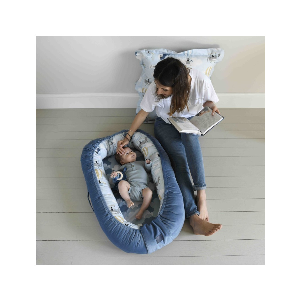 Baby Nest - Gniazdko - Cute Bids & French Lavender - La Millou - Velvet Collection