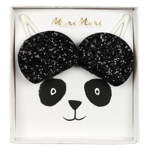 Spinki do włosów Panda - Meri Meri