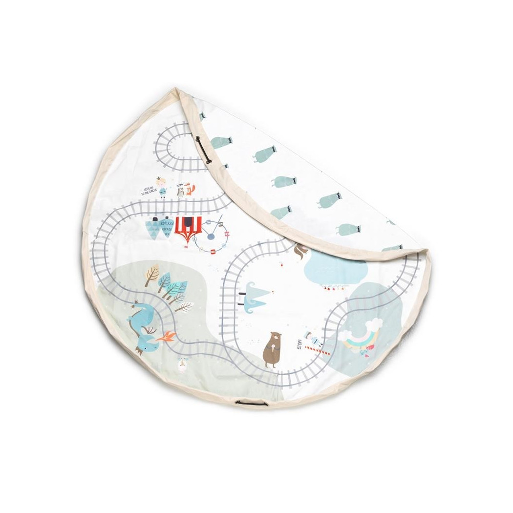 WOREK PLAY&GO - TORY KOLEJOWE/MISIE - Mata Do Zabawy Przechowywanie Zabawek