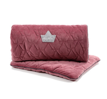 Set Blanket & Mid Pillow - Mulberry - La Millou - Velvet Collection