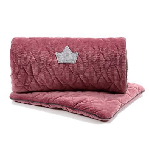 Set Blanket & Mid Pillow - Mulberry - La Millou - Velvet Collection