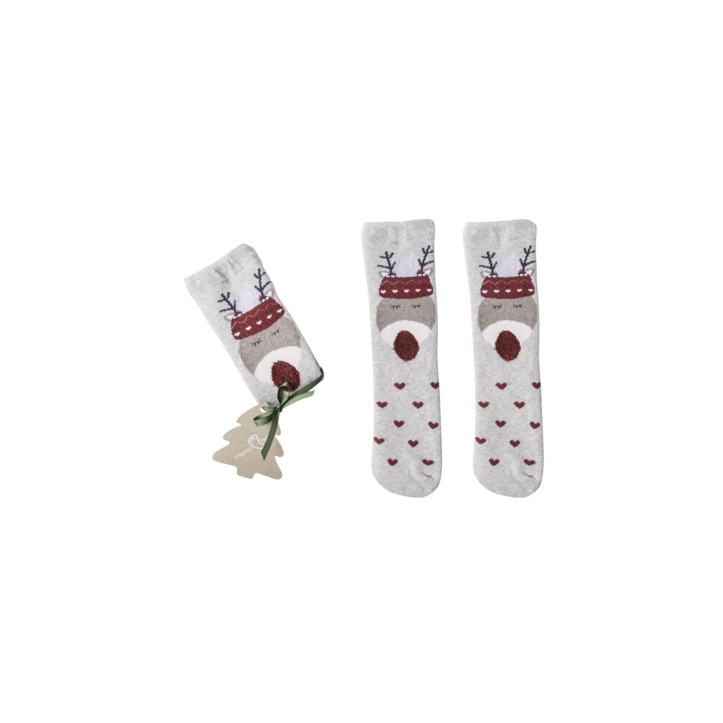 Skarpetki Świąteczne  Rozmiar uniwersalny- Rudi - Mamas Feet - Mama's Feet