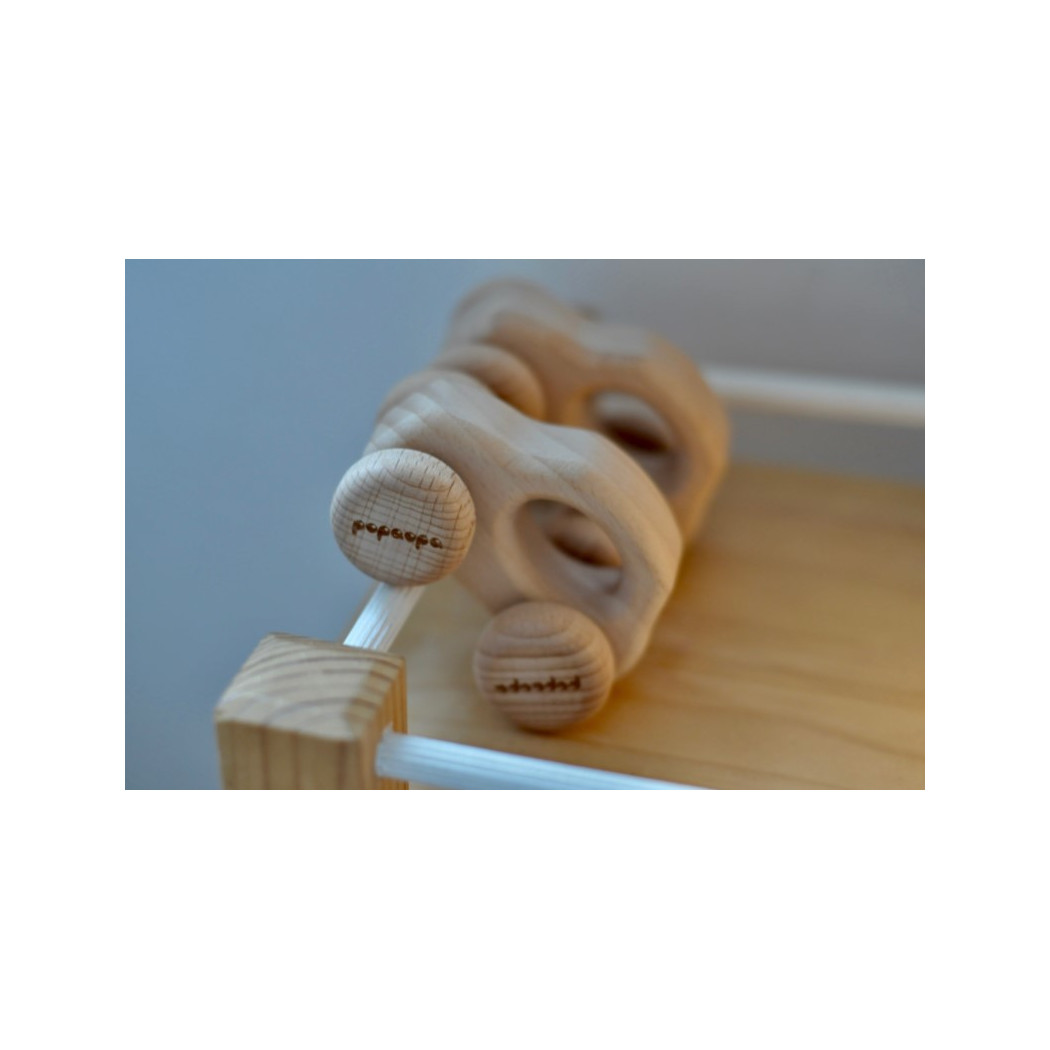 Samochodzik Drewniany Popaopa - Autko Lupo Toys
