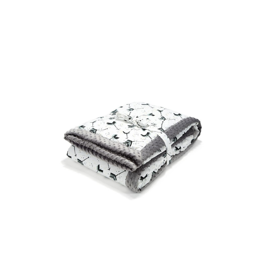 Koc/Narzuta - 140x200 cm - Boho Royal Arrows & Grey - La Millou