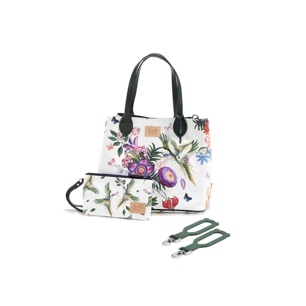 Torba Medium z Saszetką - Paradise - Premium - By Katarzyna Zielińska - La Millou Feeria