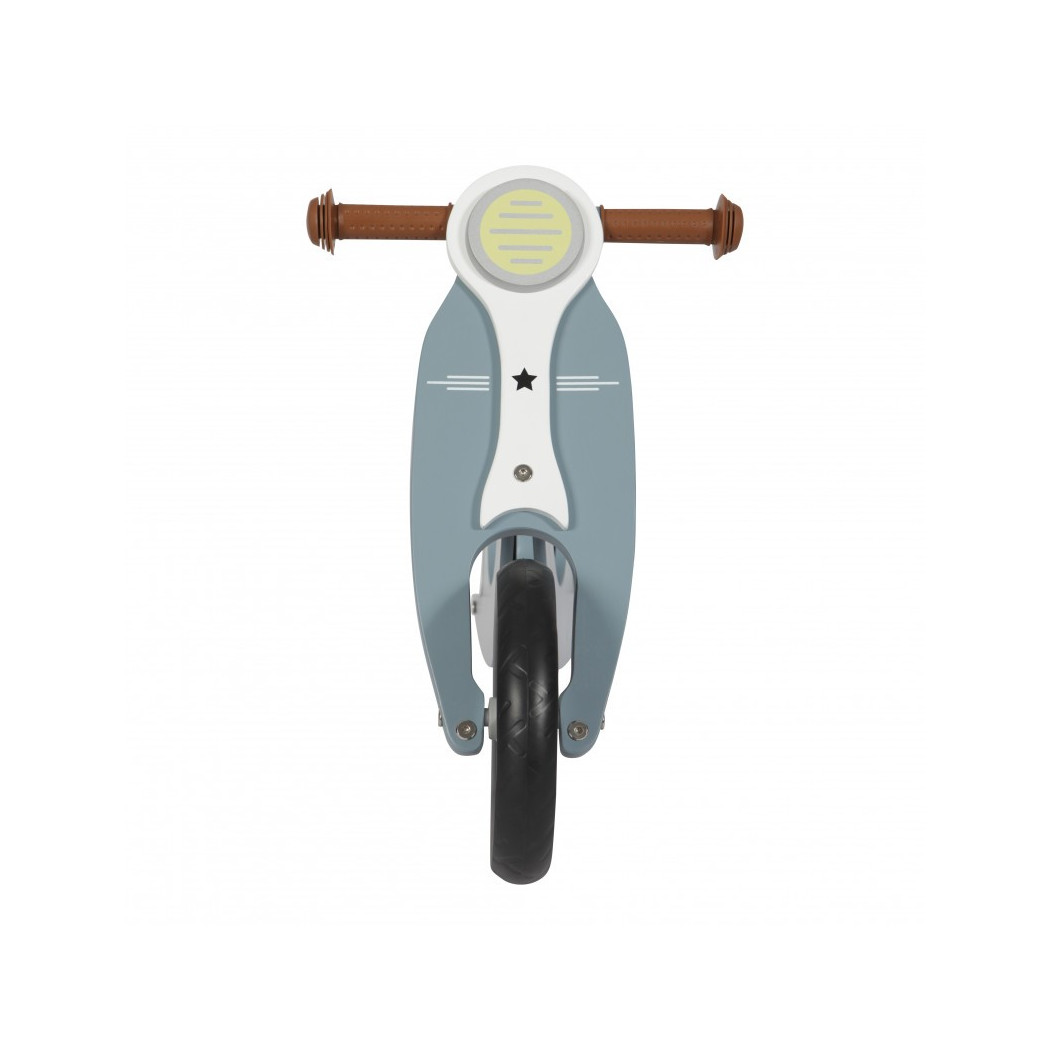 Drewniany Rowerek biegowy - Niebieski- Little Dutch