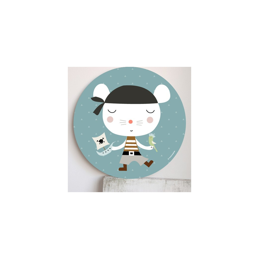 WYPRZEDAŻ Plakat MDF- Myszka Pirat- Haciendo El Indio