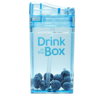 Classic Bidon Ze Słomką Blue 235 ml niebieski Drink In The Box