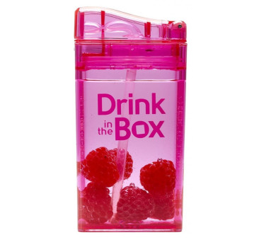Bidon Ze Słomką Pink 240 ml różowy Drink In The Box