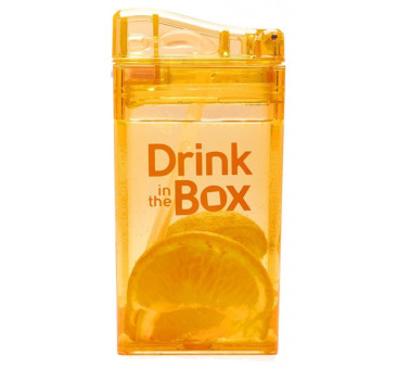 Classic Bidon Ze Słomką Orange 235 ml pomarańczowy Drink In The Box