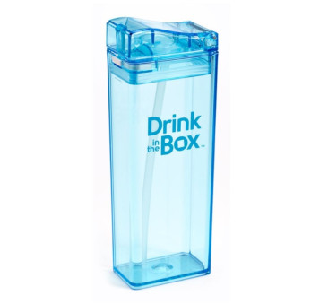 Classic Bidon Ze Słomką Blue 355 ml niebieski Drink In The Box
