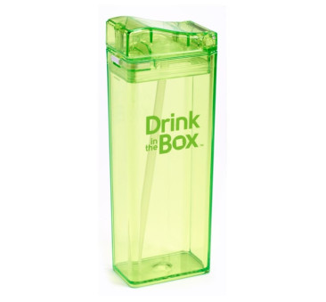 Classic Bidon Ze Słomką Green 355 ml zielony Drink In The Box