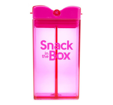 Pojemnik na Przekąski Pink 355ml Różowy Snack in the Box