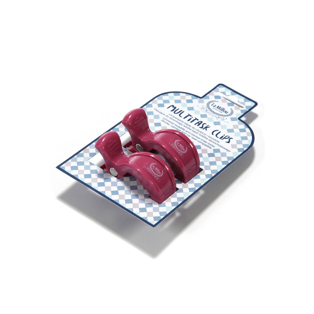 Klipsy dwupak - Mulberry - La Millou