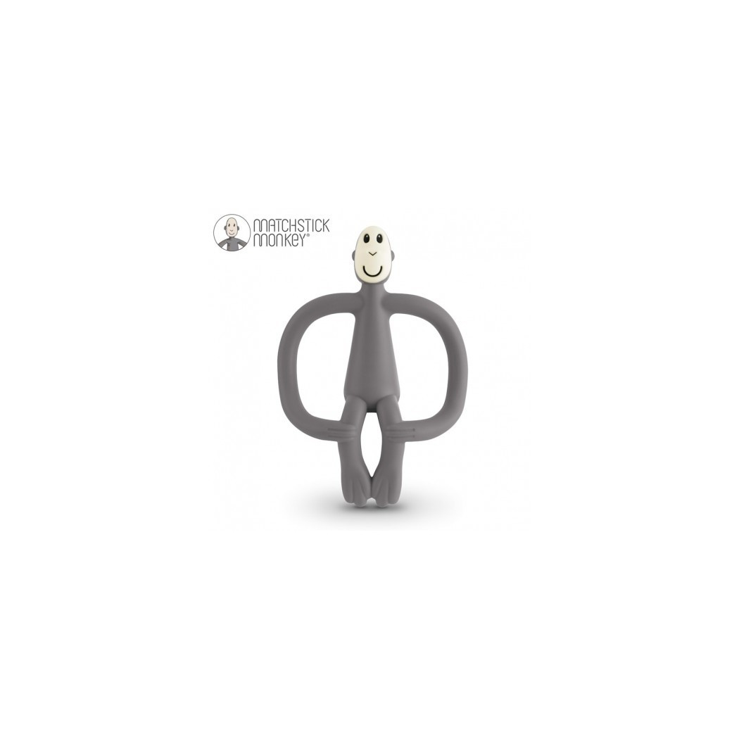 Gryzak Dentystyczny Małpka - Gray - Matchstick Monkey