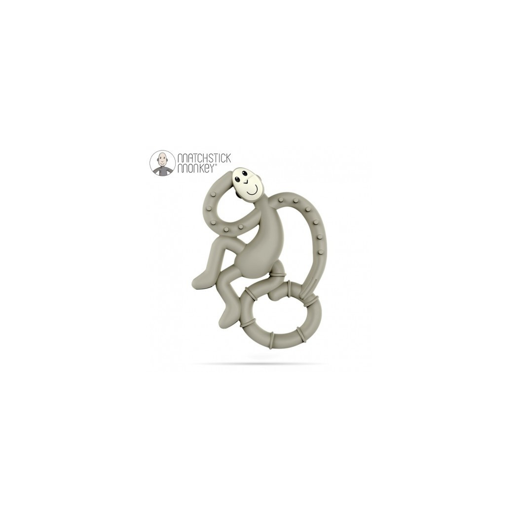 Gryzak Dentystyczny Małpka Mini - Grey - Matchstick Monkey