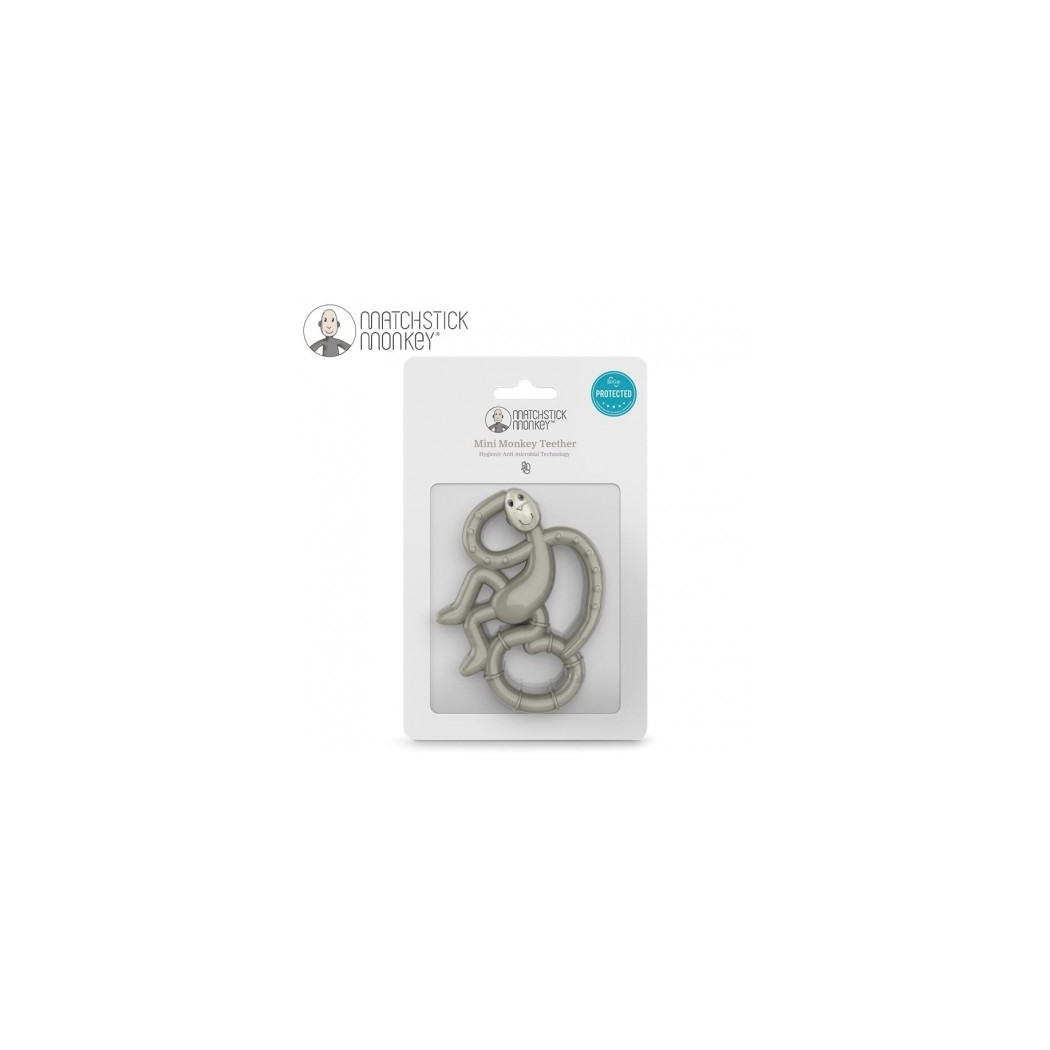 Gryzak Dentystyczny Małpka Mini - Grey - Matchstick Monkey