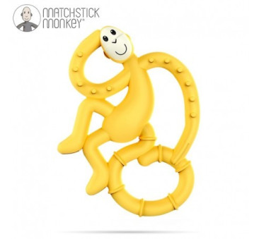 Gryzak Dentystyczny Małpka Mini - Yellow - Matchstick Monkey