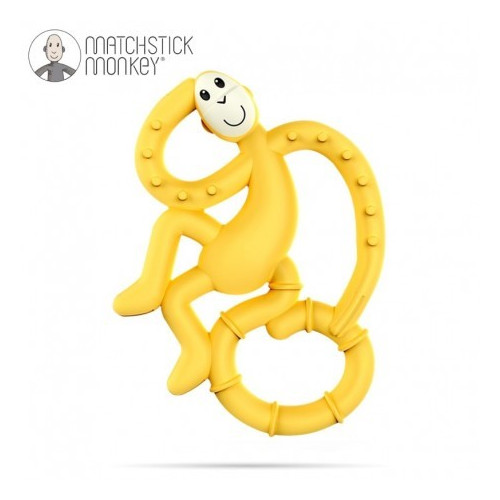 Gryzak Dentystyczny Małpka Mini - Yellow - Matchstick Monkey